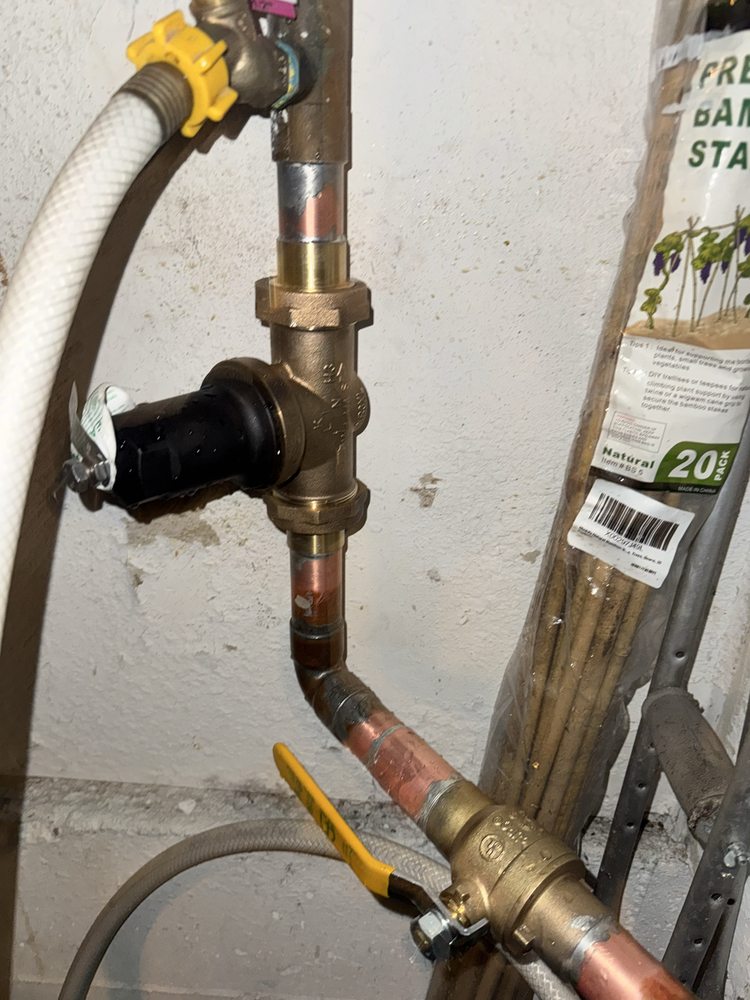 Backflow preventer install - 5Star Plumbing Upgrade, Los Angeles