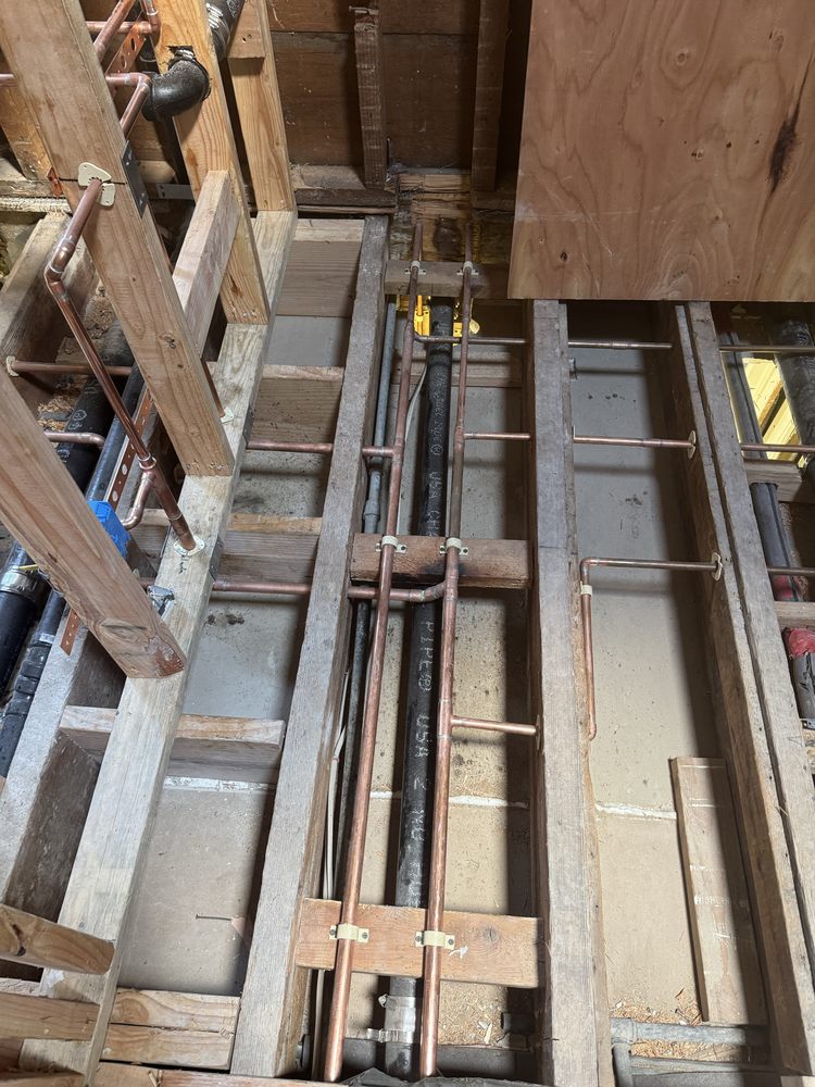 New copper whole-house repipe installation by 5Star Plumbing Upgrade